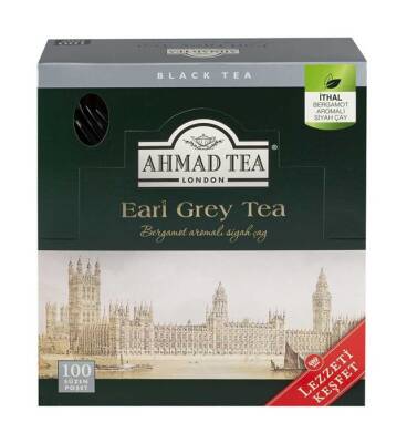 Ahmad Tea Earl Grey Bardak Poşet Çay 2gr 100lü - Ahmad Tea