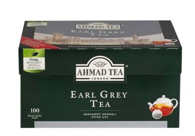 Ahmad Tea Earl Grey Demlik Poşet Çay 3.2gr 100lü - Ahmad Tea