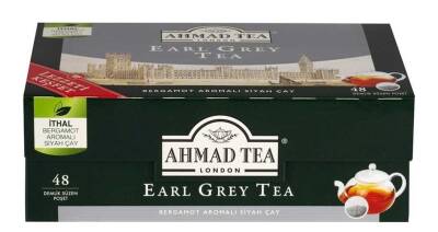 Ahmad Tea Earl Grey Demlik Poşet Çay 3.2gr 48li - Ahmad Tea