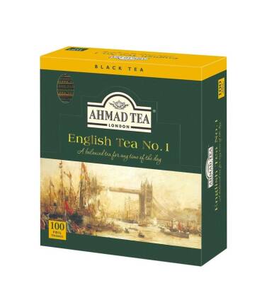Ahmad Tea English Tea No:1 Bardak Poşet Çay 100lü 200gr - Ahmad Tea