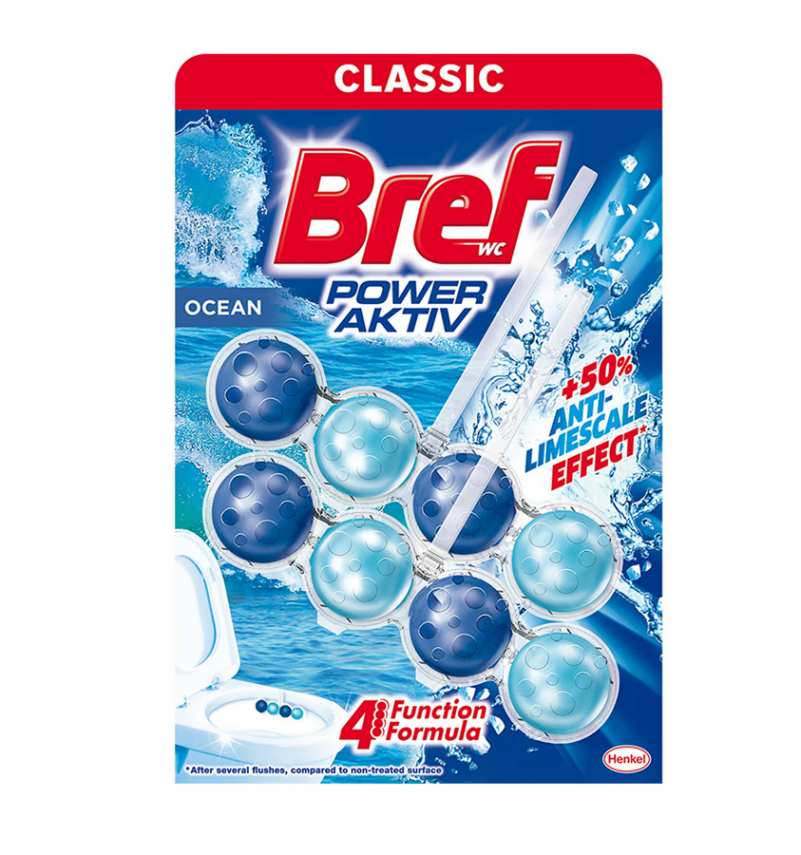 Bref WC Power Aktiv Duopack Tuvalet Bloğu Okyanus 2'li - 1