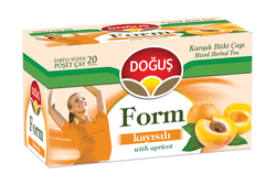 Doğuş Bitki Çayı Bardak Poşet Form Kayısılı 20 li - 1