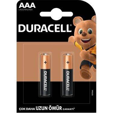 Duracell Alkalin AAA Pil 2li - Duracell