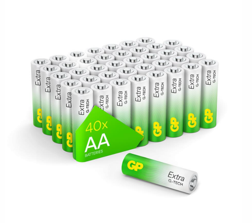 GP Pil AA R6 Alkalin 40 lı GP15AXETA21-2ECSWC40 - 1