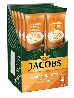 Jacobs Karamel Latte 8 adet 14.8G 4091177 - JACOBS