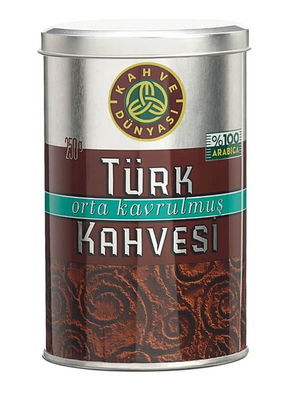 Kahve Dünyası Türk Kahvesi Orta Kavrulmuş Teneke 250gr - 1