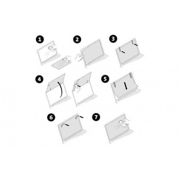 Kensington Gizlilik Filtresi İki Yönlü Yapışkanlı 15.6W - 3