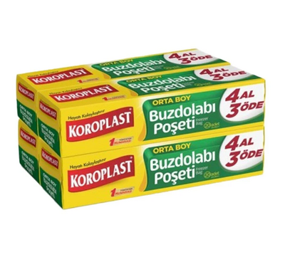Koroplast Buzdolabı Poşeti Orta Boy 4 Al 3 Öde - Koroplast