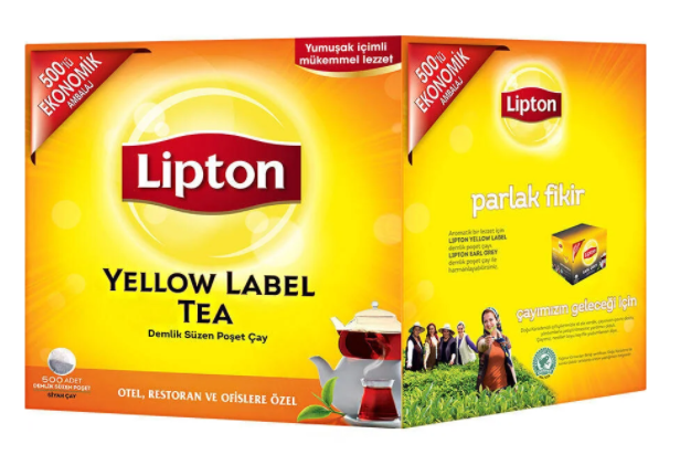 Lipton Yellow Label Demlik Poşet Çay 3.2gr 500lü - 1