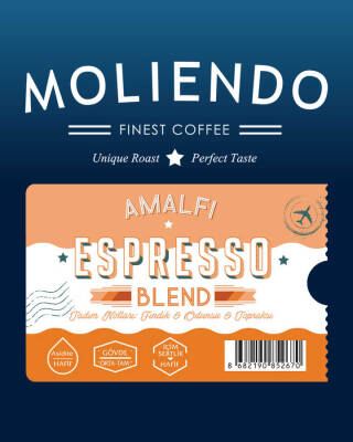 Moliendo Çekirdek Amalfi Espresso Blend Kahve 1000gr - 2