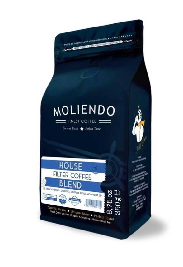 Moliendo Filtre House Blend Filtre Kahve 250gr - 1