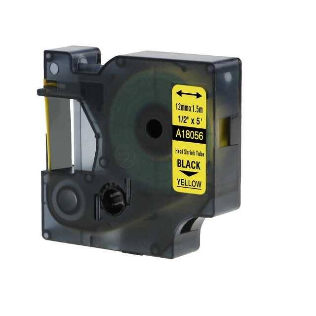 Muadil RhinoPro Isıyla Küçülen Şerit 12mmx1.5m Sarı/Siyah 18056 - 1