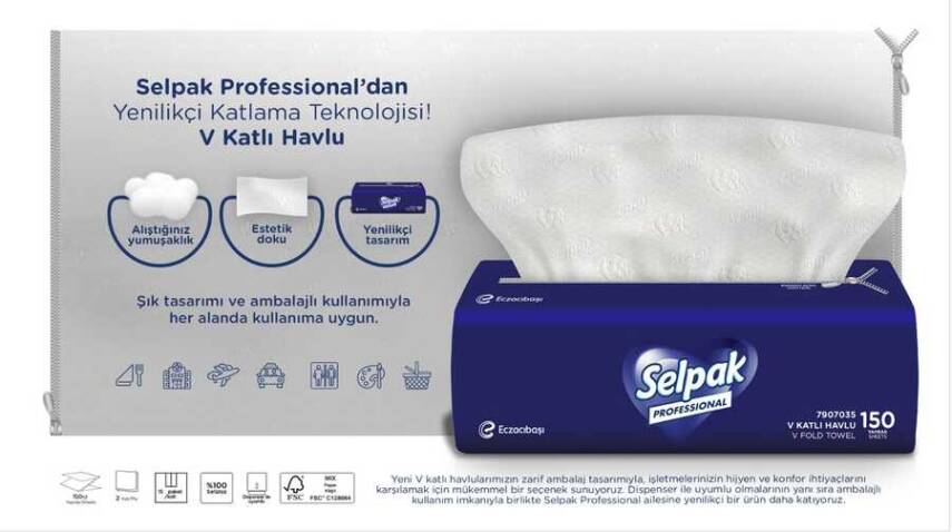 Selpak Professional V Katlı Havlu 7907035 - 1