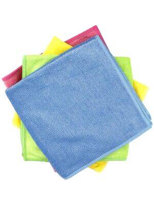 Silver Home Universal Parlak Doku Temizlik Bezi 50x70 Pembe 375 gsm - 1