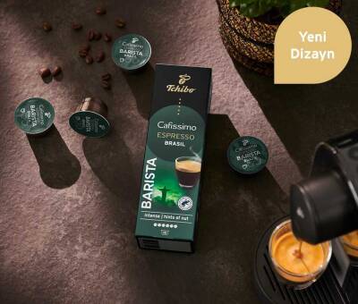 Tchibo Kapsül Kahve Cafissimo Espresso Brasil Hints of Nut 10 lu 7900746 - 3