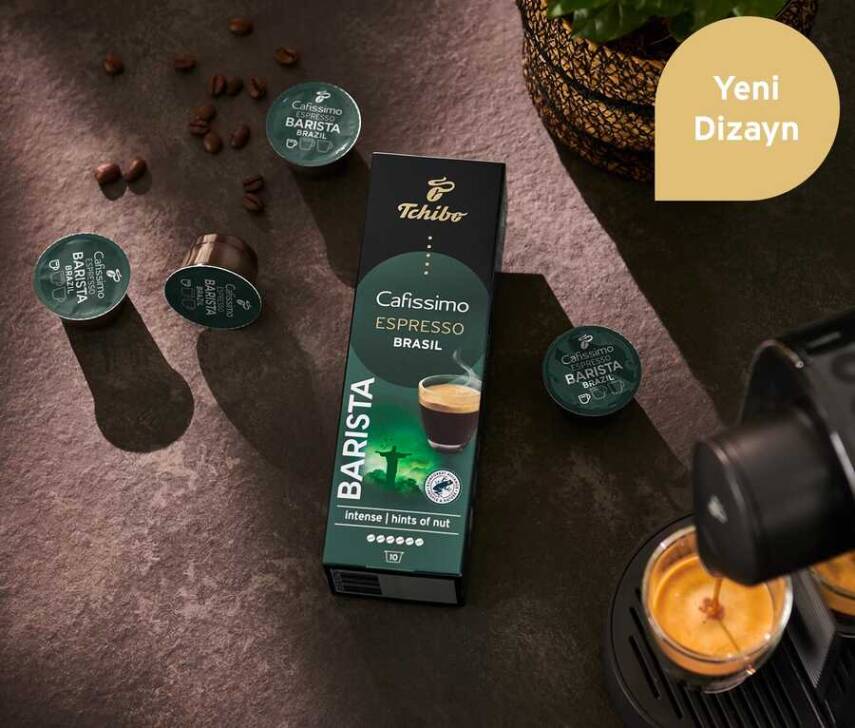 Tchibo Kapsül Kahve Cafissimo Espresso Brasil Hints of Nut 10 lu 7900746 - 3